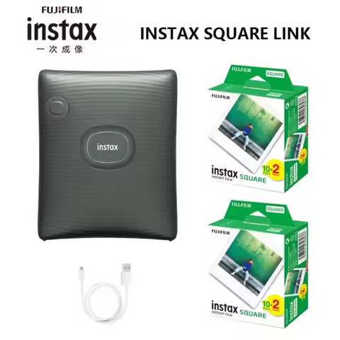 4-Inch SQ LINK Fujifilm Instax Mobile Photo Printer Fujifilm Portable Mini Bluetooth Link SQUARE LIN