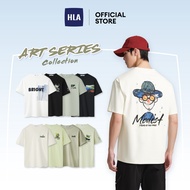 HLA Art Series Icy Cotton Cool Feeling Short Sleeve T-Shirt Men (9 styles)