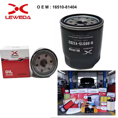 LEWEDA Premium Oil Filter 16510-81404 For Suzuki Swift Vitara Jimny Daihatsu Toyota Replace 15601-BZ