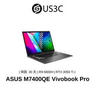 【US3C】ASUS M7400QE Vivobook Pro R9 5900HX 32G 1T RTX3050Ti 