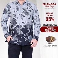 Atasan Batik Pria Kondangan Pesta Baju Batik Pria Lengan Panjang Mewah Elegan Kemeja Batik Pria Peja