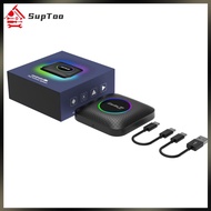 【จัดส่งในประเทศ】Wireless Carplay Android Autoสมาร์ทกล่องAndroid 13.0 AI Box Plus 8 + 128GB/4 + 64GB