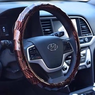 Universal Steering Wheel Cover Premium Snake Scale Steering Wheel Cover 36-38cm
