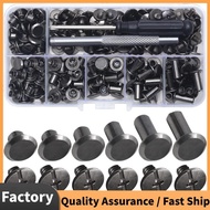 Chicago Screw Leather Rivets Assorted Screw Rivets M5 Chicago Binding Screws for Decorating PU Craft