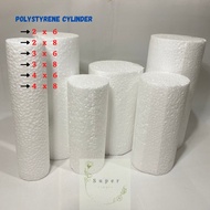 Gabus Cylinder/Gabus Hantaran/Gabus Bunga/Gabus Bouquet/Polystrene Cylinder/Polyfoam