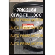 Fan Van v belt fan belt 7pk-2164 Civic FD 1.8cc 2.0cc 7pk2164 2006 up 56992-RNA-A04