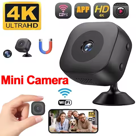 2026 New 4K Mini WiFi Camera IP/AP Remote Surveillance Portable Motion Detection Camera Smart Home S