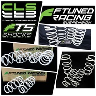 Ftuned Comfort Lowering Spring (CLS-SERIES) - ALL PERODUA Myvi Ativa Aruz BEzza Axia Alza Kancil Viv