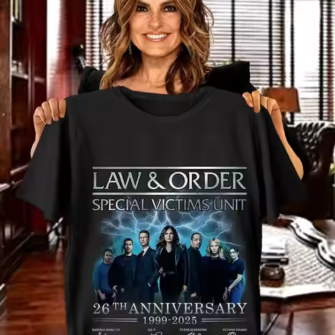 Law And Order Shirt Svu Movie 26th Anniversary Special Victims Units Tee Detective Tv Series 90s Tsh