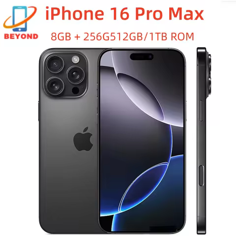 98% New iPhone 16 Pro Max 6.9" Genuine Physical SIM/eSIM Genuine XDR OLED Face ID NFC A18Pro 8GB 256