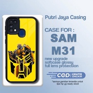 Latest Samsung M31 Case Robot Trans Casing Samsung M31 Hardcase Softcase Glossy