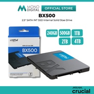 CRUCIAL INT SSD BX500 SATA 2.5" INTERNAL SOLID STATE DRIVE  3D NAND - 240GB / 500GB / 1TB / 2TB