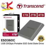 TRANSCEND EXT SSD ESD360C USB 20GBPS PORTABLE EXTERNAL SOLID STATE DRIVE WITH ONE-TOUCH AUTO-BACKUP-