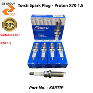 Torch Spark Plug- Proton X70 1.8 ( K8RTIP ) - 4pcs