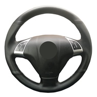 【YF】 Original Car Steering Wheel Cover For Fiat Bravo Doblo Opel Combo Grande Punto Linea Qubo Vauxhall Leather Braid