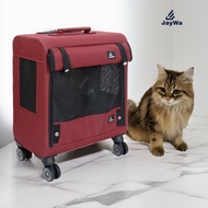 กระเป๋าน้องหมา-แมว กระเป๋าใส่สัตว์เลี้ยง ล้อลาก 4 ล้อหมุน 360 องศา กระเป๋าเป้สัตว์เลี้ยง รถเข็นสัตว์ลี้ยง