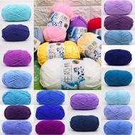❤️Ready Stock❤️ Blue Purple Series Milk Cotton Yarn Knitting Yarn Crochet Yarn Benang Kait 5plys 50G