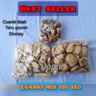 cuanki campur isi 150 Cunki lidah cuangki tahu siomay kering paket mix cuanki 150pcs lebih murah