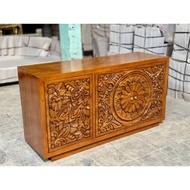 KABINET TV KAYU JATI /CABINET TV KAYU JATI 4 FEET 5 FEET 6FEET