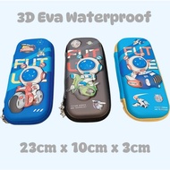 Pencil Box Pencil Case Pencil Case Kids School Cartoon EVA 3D Unicorn Motif Waterproof Waterproof Boys Girls
