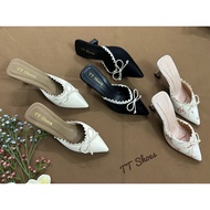 6cm high heels with pointed toe waxed leather TT Shoes 6pren