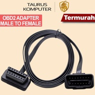 Cable Extension Adapter Converter 16 Pin OBD2 OBD II 2 Male to Female Connector Cord Connector