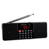 Retekess TR602 Two Band Radio Receiver Portable FM/AM Radio Stereo Multimedia Speaker Sleep Timer