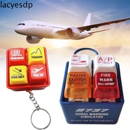 LACYESDP EGPWS Warning Simulator, 737 Airbus Highly Simulated Pilot Keychain, Portable Plastic Aircr