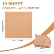 2PCS Square Bulletin Boards 11.8x11.8 Inch Wood Cork Board 0.6 Inch Thick Square Cork Board Cork Til