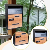 [svzfjuv] Keyless Mailbox with Combination Lock Residential Mailbox with Parcel Drop Slot for House 