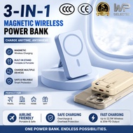 【20000mAh】22.5W Magnetic 3C Powerbank 20000mAh Fast Charging Wireless Powerbank Built-in Cable Capac