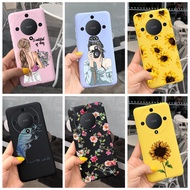 Honor X9a RMO-NX1 / Honor X9 5G ANY-NX1 Phone Casing Beautiful Girl Sunflower Candy Color Soft Silic