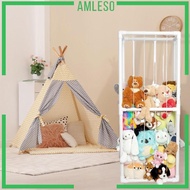 [Amleso] Stuffed Animals Zoo Storage Large Toy Storage Shelf Stuffed Animals Holder