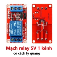 Relay circuit 5V 1 channel, 12V 1 channel, 24V 1 channel with optical isolation