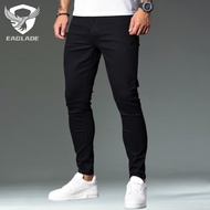 EAGLADE Skinny Jeans Men in Black Stretchable 806 C03