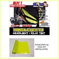 ▪ ❒ ∏ Honda Click V3 Kilay Tint and Headlight Tint Set