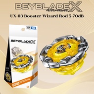 Takara Tomy BEYBLADE X UX-03 Booster Wizard Rod 5-70DB Stamina Type Disc Ball Authentic Toy【No Banke