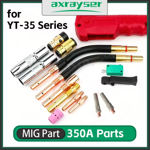 PANA OTC 350A MIG Consumalbe YT-35CS4 MIG Parts 350A Gas Nozzle MIG Contact Tips M6x45 Contact Tips