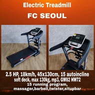 Treadmill Listrik Besar FC Seoul Alat Olahraga Gym Dirumah
