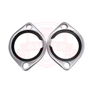 Harley Exhaust Interface Clamp Head Section Interface Gasket 883 Soft Tail Fat Boy Successor Gliding
