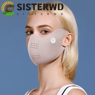 SISTERWD Ice Silk Mask, Face Mask Solid Color Face Cover, Breathable Sunscreen Face Scarf Face Scarves Summer Face Gini Mask Women/Girls