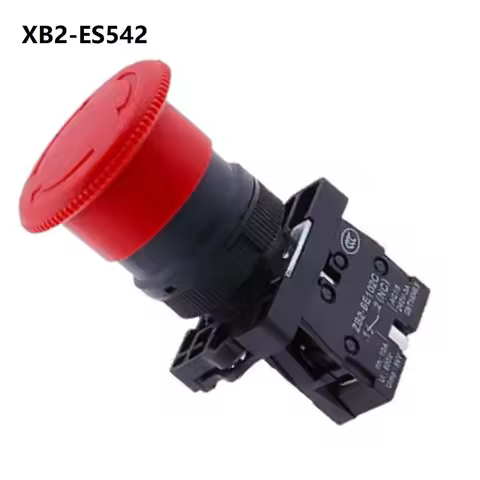 22mm Emergency-Stop Mushroom Push Button Switch XB2-ES442 Latching 600V 10A Control Electrical Start