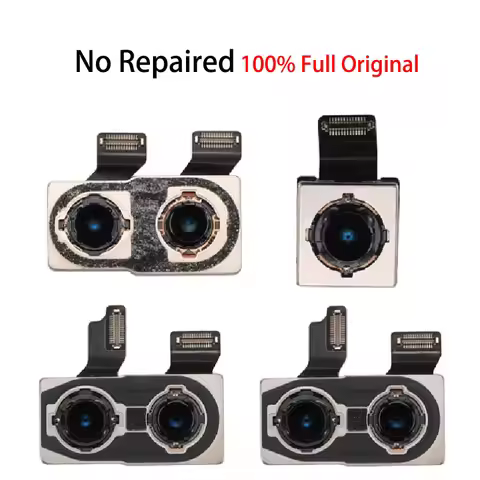 Full Original No Repaired Back Rear Main Camera Flash Module Sensor Flex Cable For iPhone X XR XS Ma