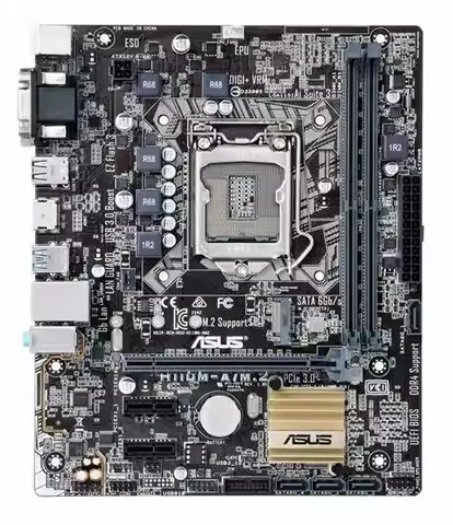 ASUS H110M-A/M.2 Motherboard Intel H110 LGA 1151support Core i3-6100 6300 i5-6400 i5-6500 i5-7500 i7