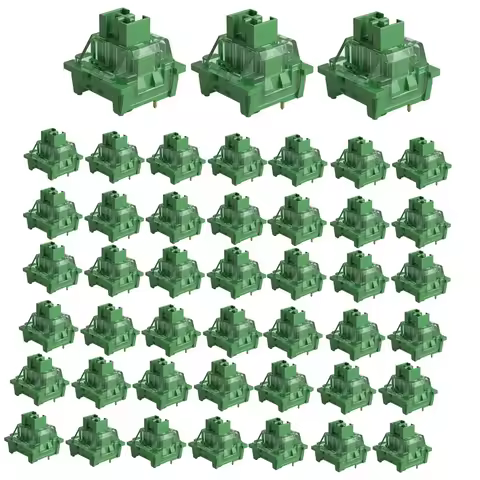 Akko V3 Pro Keyboard Switch Matcha Green Switches 3 Pin 50Gf Linear Switch For MX Mechanical Keyboar