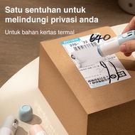 Deli Stamp Roller Thermal Paper Blur Data Protective Receipt Address Eraser/