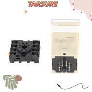 TARSURR Time Relay, 0.01S-99H99M 220V Digital Time Relay, Precision Timing DH48S‑2Z with Socket Base