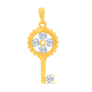 TAKA Jewellery Key Diamond Pendant 9K