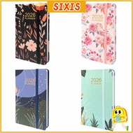 SIXIS 2026 Pocket Planner, A6 Schedule Organizer Pocket Calendar 2026, Weekly and Monthly Agenda Jan