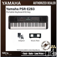 Yamaha PSR-E283 61-Keys Portable Keyboard with Original Adapter( PSRE283/ E283/ PSR-E283)
